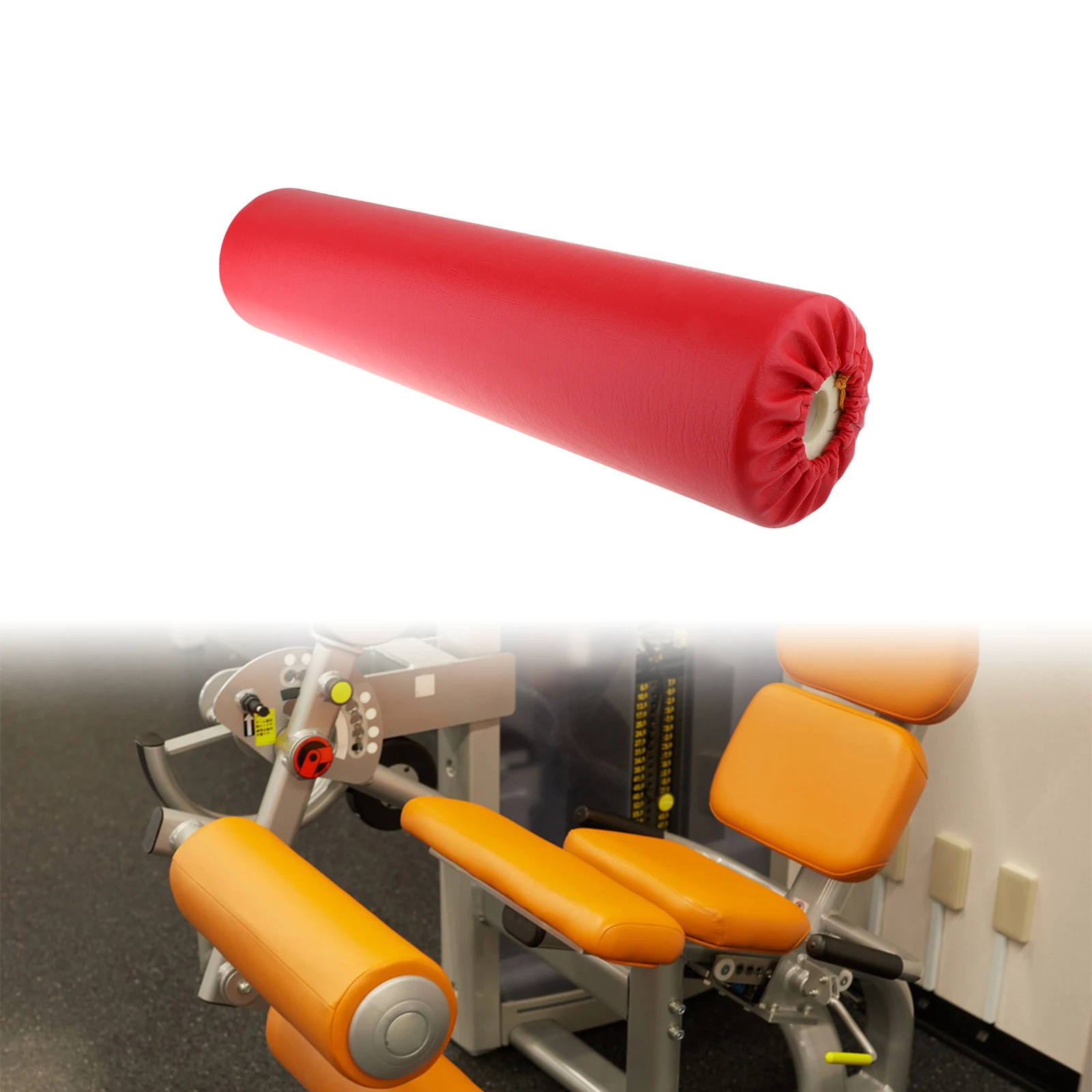 1 Piece Foam Foot Pad Roller 50cmx12cm Round Sponge Foam Tube Sleeve for Indoor Home Gym Exercise Machine Exercise Equipment 3