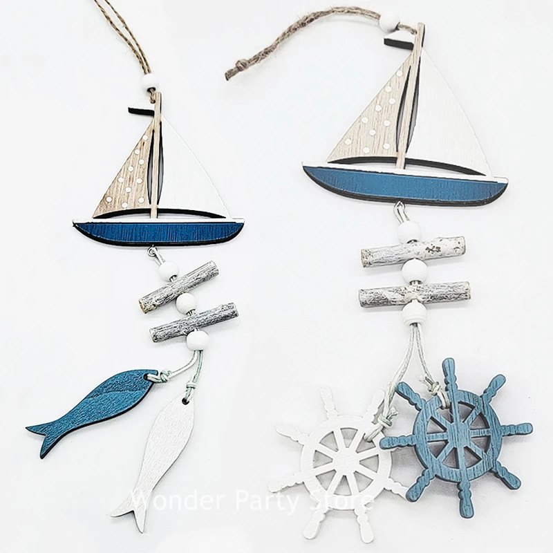 Marine Style Wooden Pendant | Wall Hanging Wooden Decor - Wind ...