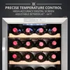 24 Bottle Compressor Wine Cooler Refrigerator w/Lock | Large Freestanding Wine Cellar For Red,White,Champagne or Sparkling Wine 3