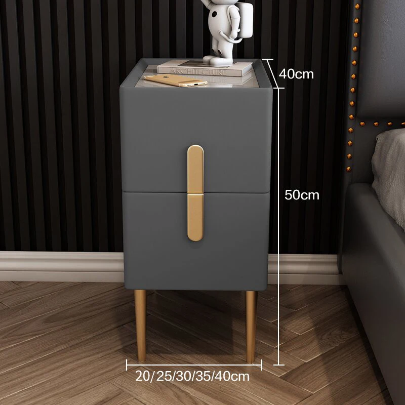 

Luxury Bedside Nightstands Nordic Bedroom Modern Drawers Nightstands Living Room Trendy Mesa Cabeceira Home Furniture SR50NS