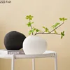 Creative Irregular Ceramic Vase Minimalism Flower Pots Desk Decoration Flowers Arrangement Floral Vases Room Aesthetic Decor 1