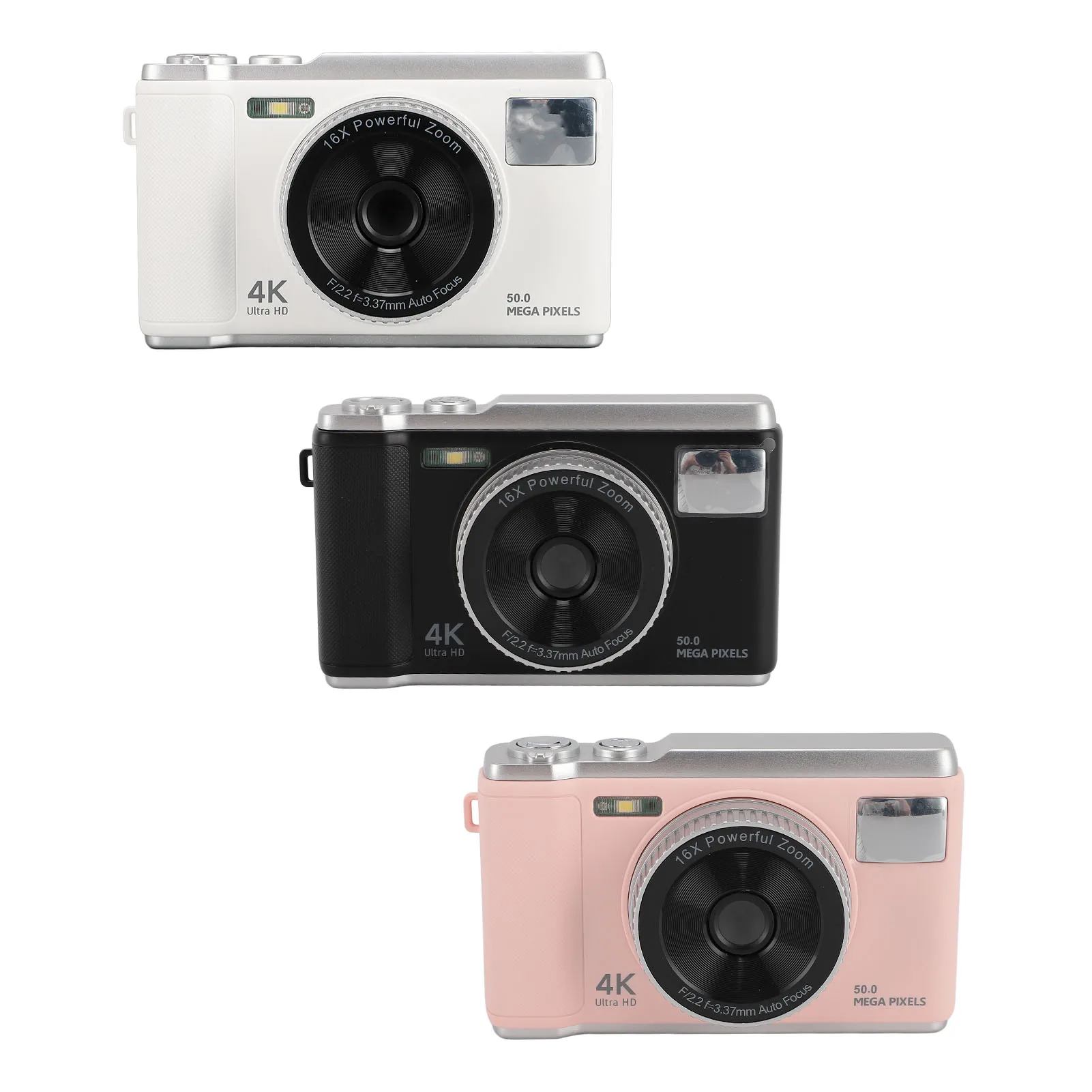 كاميرا رقمية 4K قابلة لإعادة الشحن بشاشة 2.8 بوصة...