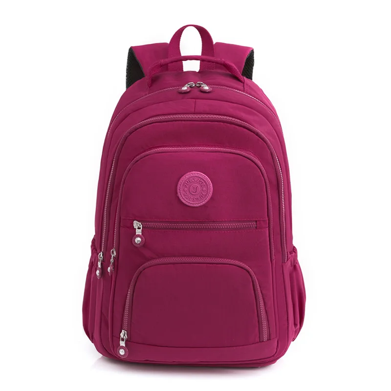 Waterproof Nylon Backpacks for Women Female Travel Bagpack Large Capacity Laptop Rucksack Girls School Bags 5