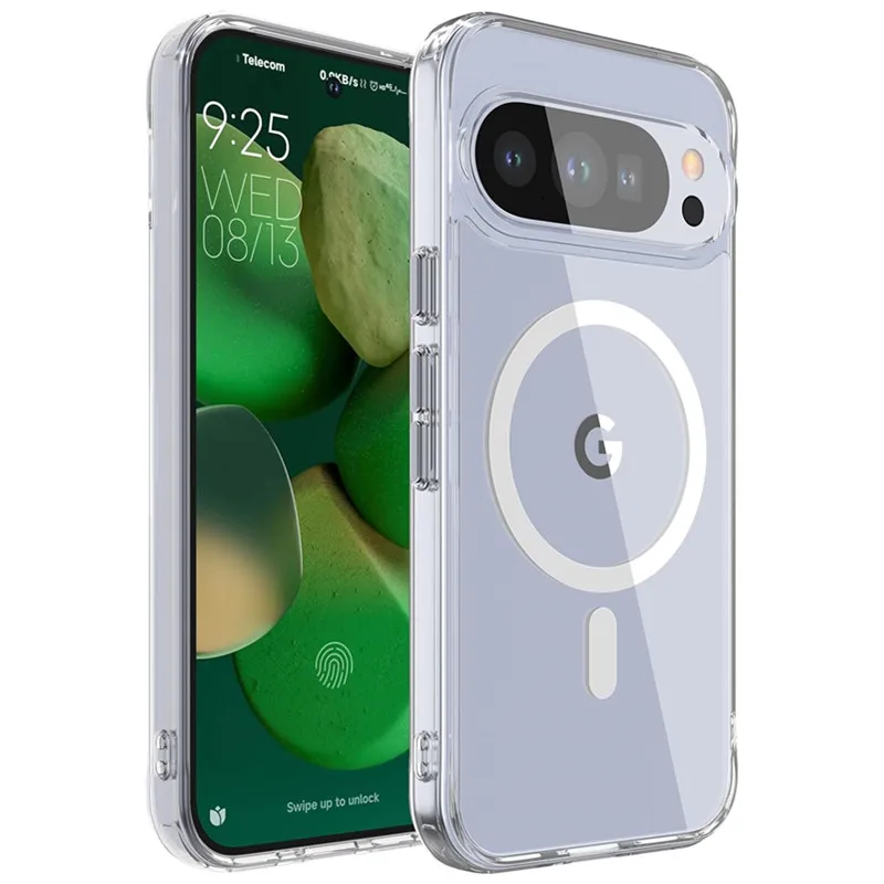 Magnetic Clear TPU Silicone Soft Phone Case with Magsafe Compatibility