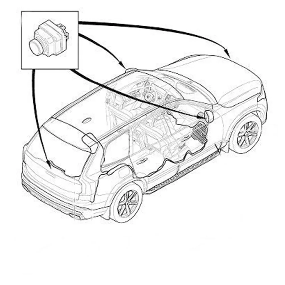 

Auto Parts Reversing Camera Reversing Camera For V90 XC40 XC90 31445951 For VOLVO S90 V60 Motor Vehicle Camera