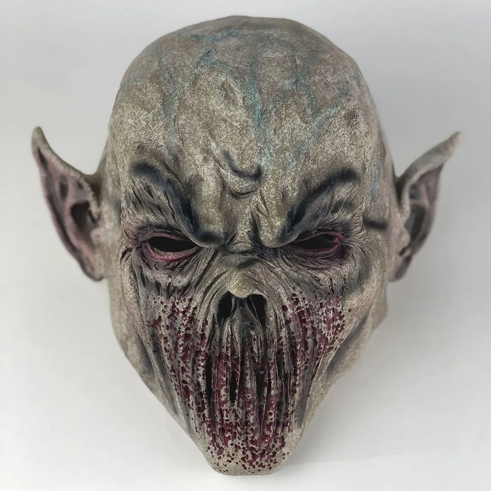 Horror Bloody Zombie Skull Mouthless Monster Mask Cosplay Scary