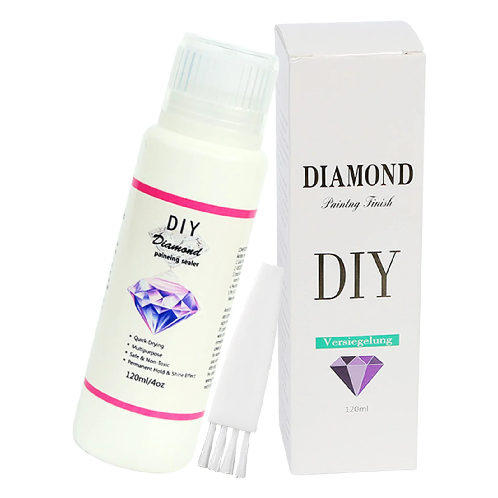 Puzzle Glue Diamond Art Sealer Clear Finish Puzzle Glue Seal Brightener Per La Pittura Jigsaw Diy Craft One Piece Design Diamond