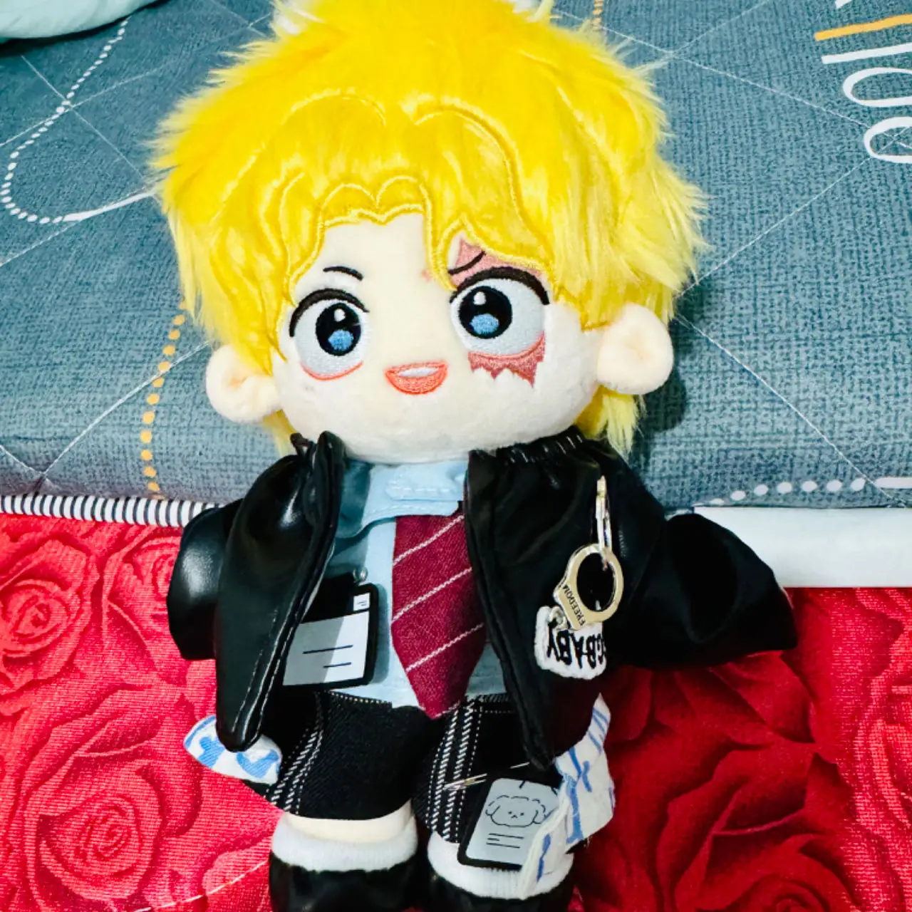 thumbnail image 1 of 20CM Stuffed Anime One Piece Luffy Ace Sabo Sanji Zoro Law Figure Plush Toys for Children Adults Cotton Dolls Toys Decor Gift, 1 of 5