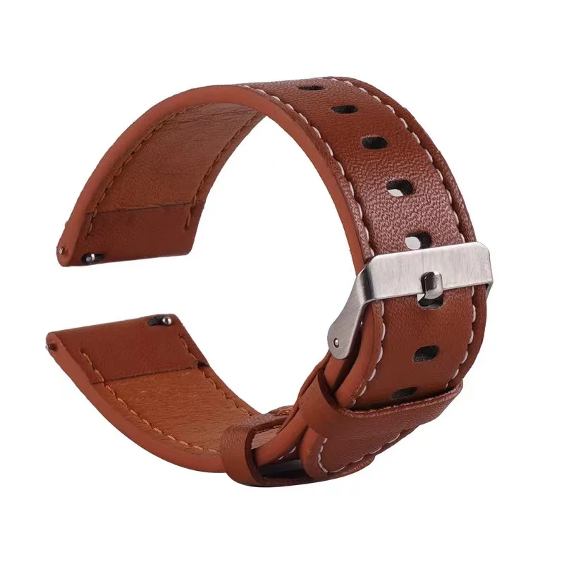 Premium Leather Watch Strap - Elegant Replacement Band