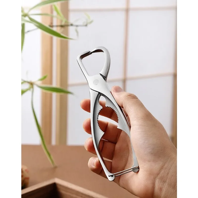Stainless Steel Tea Pliers Multifunction Manual Thickened Jaws Puer Tea Clips For Puer Cake Red Ceremony Accessories tea cutter