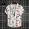 Hawaiian Shirt For Men Beach Casual Men's Short Sleeved Shirts New Cute Fish 3d Print Men's Shirt Oversized Men's Clothing 5xl 1