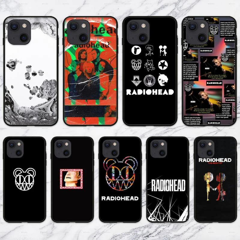 iphone 11 clear case R-Radioheads Phone Case For iPhone 11 12 Mini 13 Pro XS Max X 8 7 6s Plus 5 SE XR Shell iphone xr card case