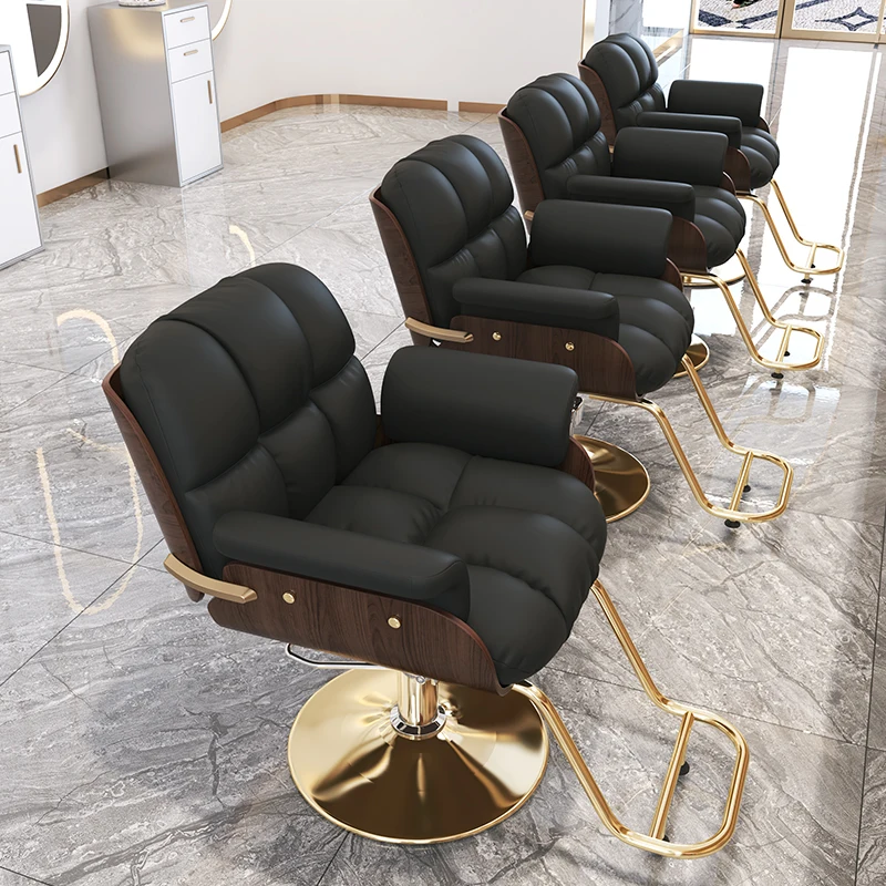 Modern Speciality Barber Chairs Salon Luxury Equipment Retro Barber Chairs Shampoo Chaise Lounges Commercial Furniture RR50BC