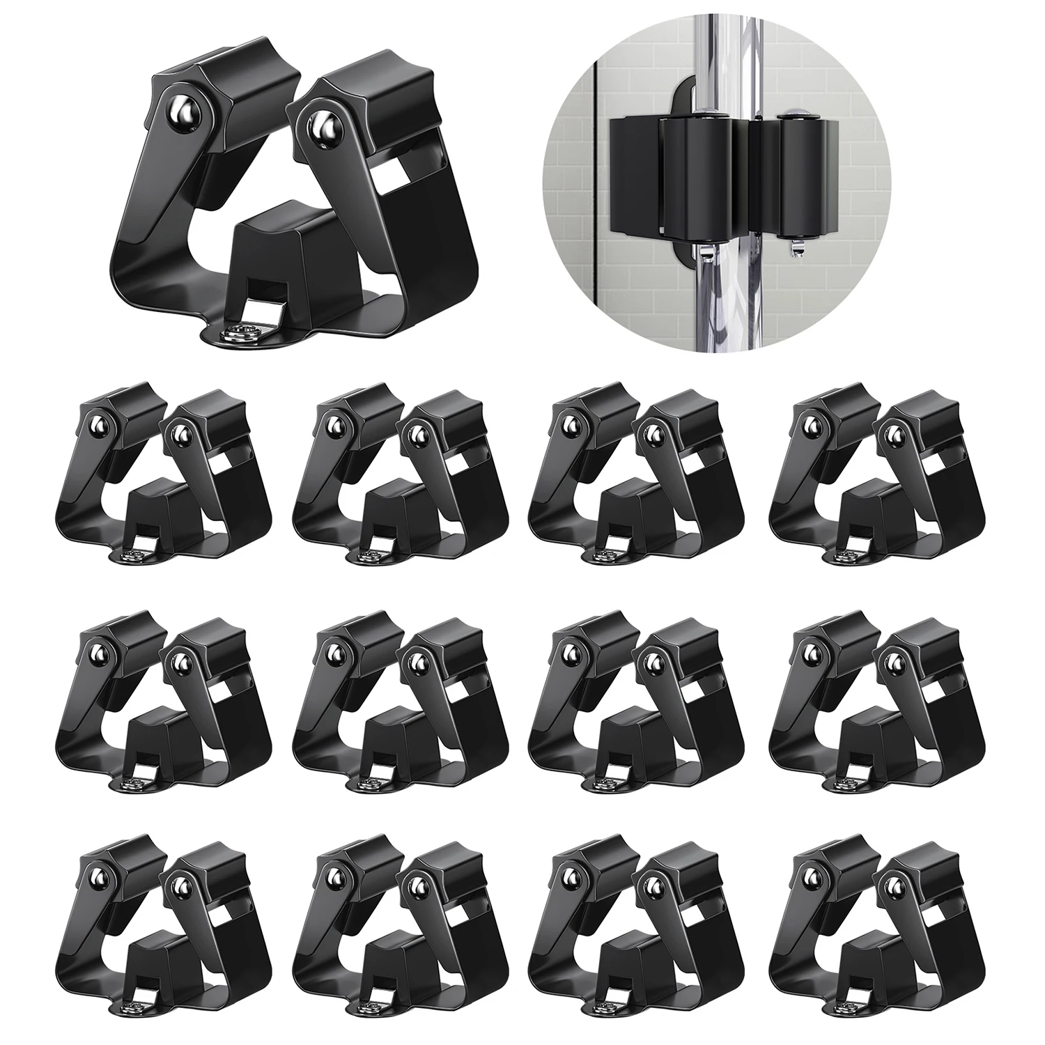 Set 4 Ganci Porta Borse Per Passeggino, Leggeri In Nylon Con Clip, Accessorio Universale Per Carrozzina E Sedia A Rotelle