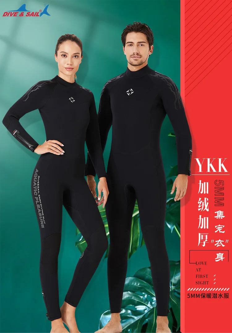 5MM Wetsuit Premium Neoprene Men Scuba Diving and Snorkeling Spearfishing Keep Warm Wetsuits Women Swimming Surfing Diving Suit