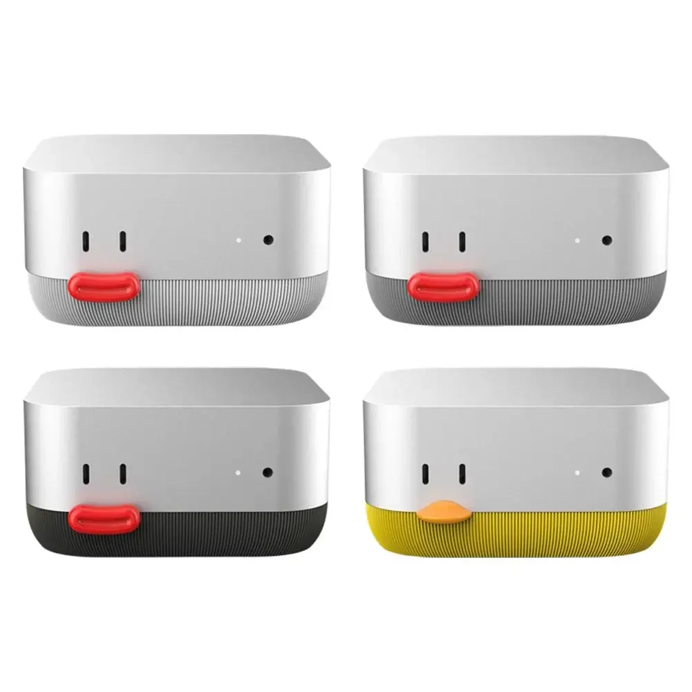 Mac Mini Stand With Power Button Cute Cartoon Duck Base Bracket for Apple Mac Mini M4 Cooling Base Bracket Front Creative Cute 3D Printing