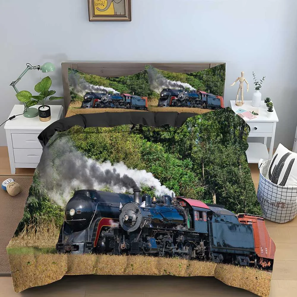

3D Truck Bedding Set Queen Bedding Duvet Cover Set Bedding Set Bed Cover Queen Bedroom Bed Cover Set Car Polyester Quilt Cover