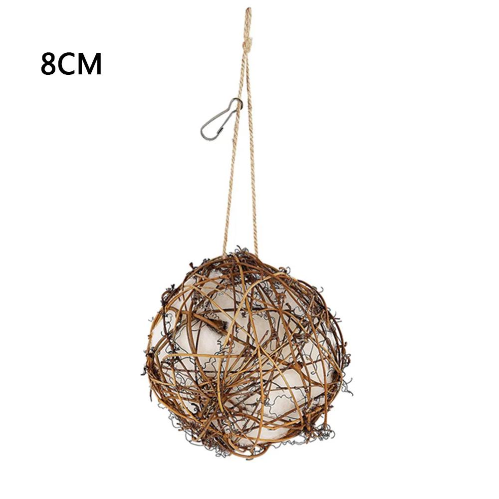 8 cm Hummingbird Cane Ball Feeder Outdoor Bird Feeder Nesting Material