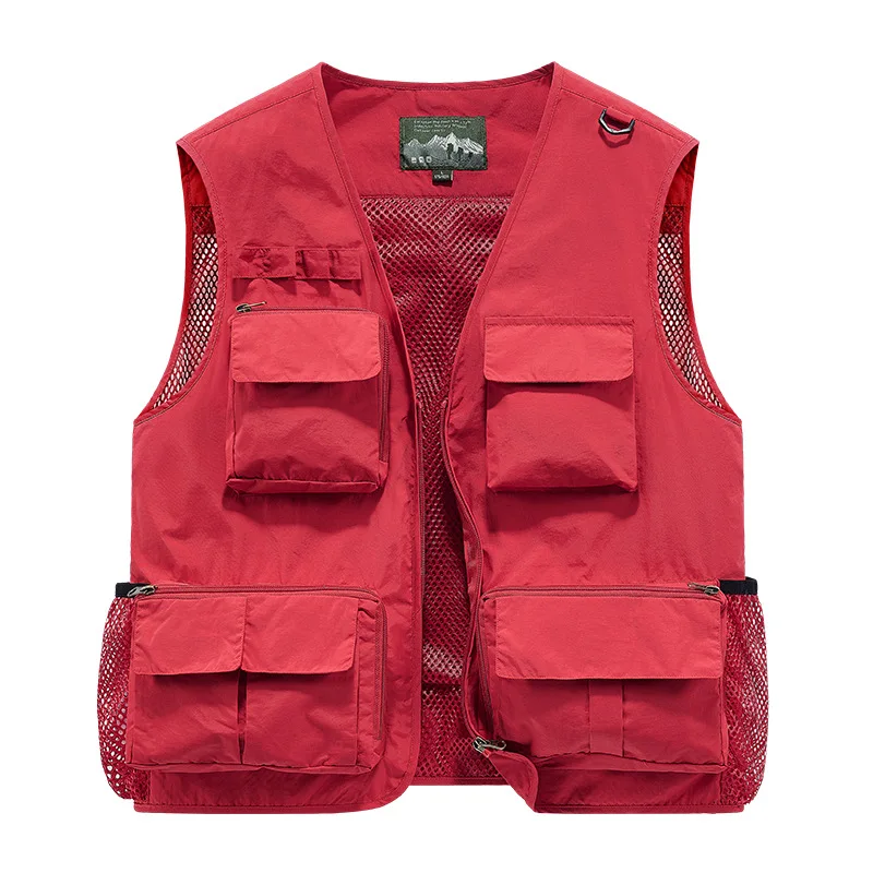 

Новинка 2023, Мужской Легкий Всесезонный фотографический жилет для активного отдыха, жилет для рыбалки и работы с несколькими карманами