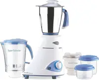 Blue Leaf Platinum 3-Jar Mixer Grinder, 550-Watt, Stainless Steel 1