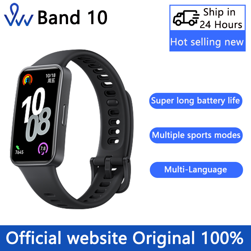 2025 New Original Huawei Band 10 Smartwatch Compatible with IOS & Android Sleep Tracking Health monitor 14 days battery life