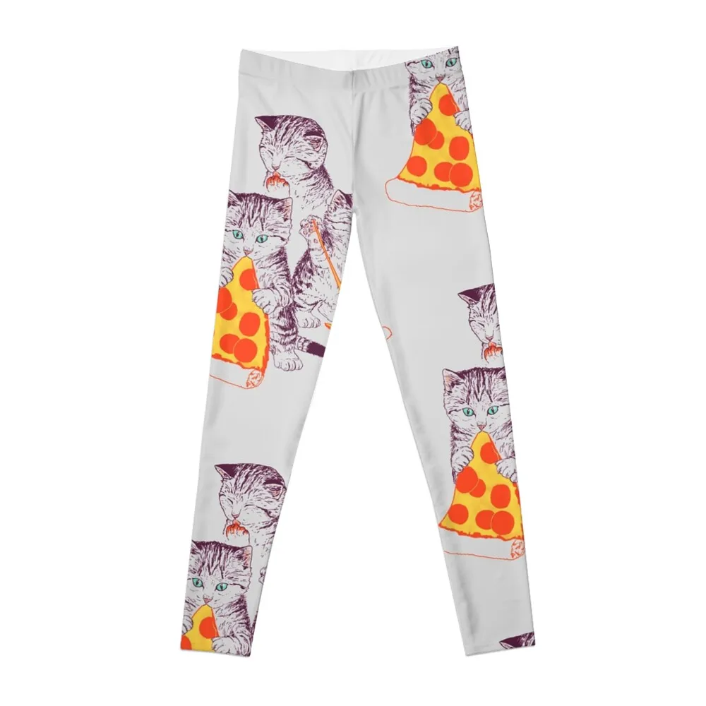 

Pizza Kittens Leggings Women's sports jogging pants gym pants Womens Leggings