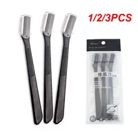 1/2/3PCS Eyebrow Trimmer Face Razor Eyebrow Portable Blades Shaver Knife Hair Remover Set Makeup Eyebrow Profiler Tools 1