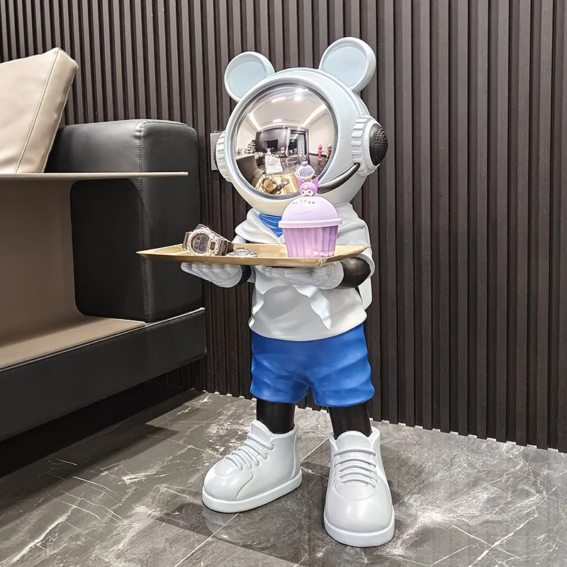 Figurines Large Astronaut Sculpture Luxury Nordic Living Room Aesthetic Home Decor Figurines Art Ornaments Modern Decorative - 3