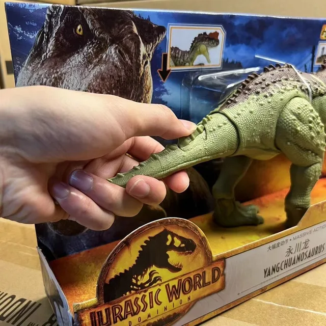NEW Jurassic World Toys Massive Action Yangchuanosaurus Quetzalcoatlus Dinosaur Numbers Pack Attack Movement Birthday Gift HDX47 4
