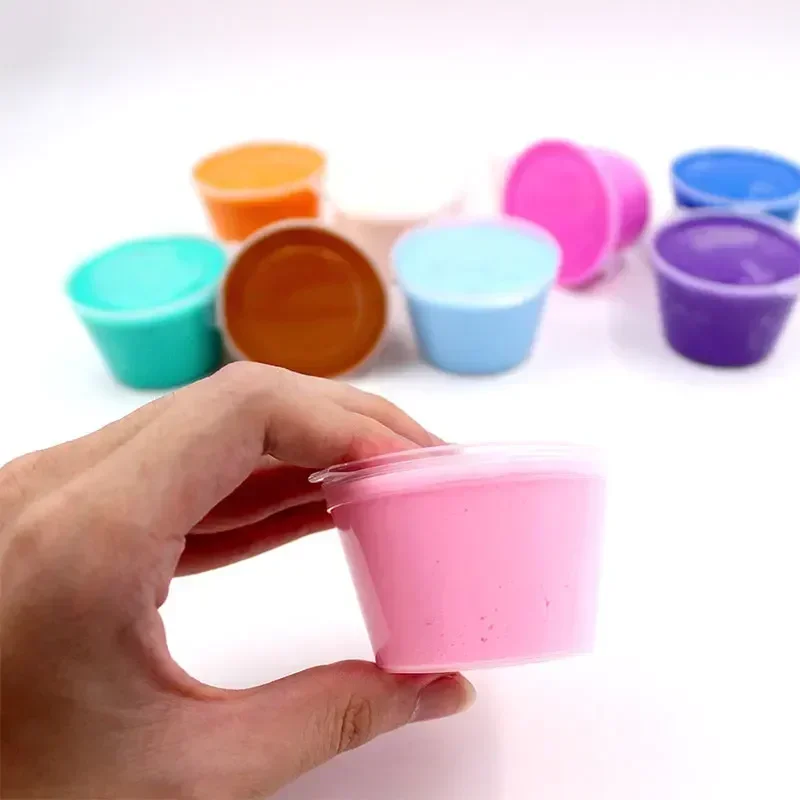 Kids Toy Gift Stress Relief Kids Toy Plasticine Fluffy Slime With Box Slime Glue For Children Fluffy Supplies Funny DIY slime kit fluffy slime