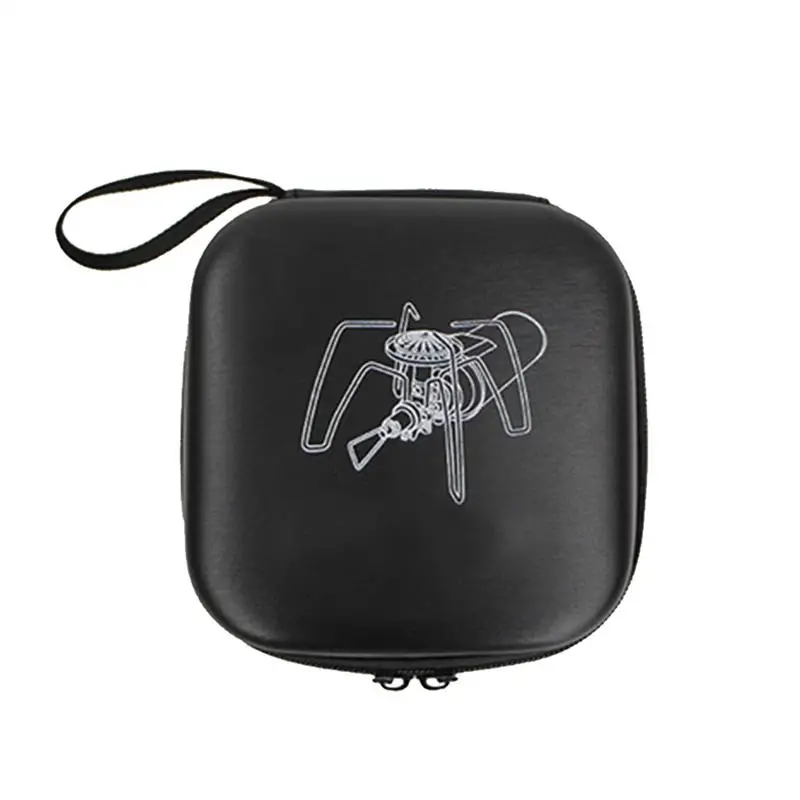 Camping Stove Storage Bag For Spider Stove Waterproof EVA Carry Case Double Zipper Spider Furnace Organizer Camping Accessories