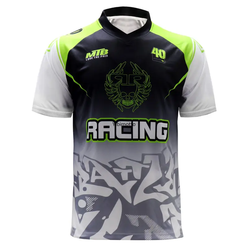 Summer Mtb Downhill Jersey Quick Dry T Shirt Mountain Bike Bmx Abbigliamento Ciclismo Motocross Dh Wear