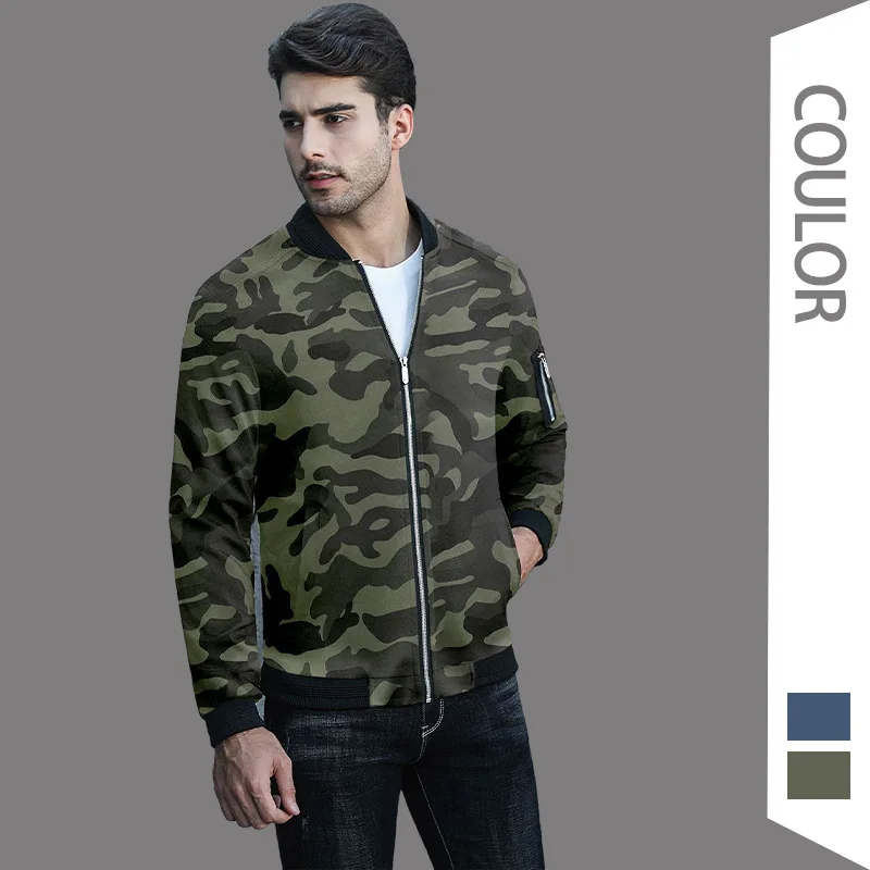 

Spring Autumn Camouflage Jacket Men's Jacket Fashion Casual Coat