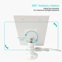 Panneau solaire 3W 6V type-c, chargeur de cellules solaires extérieures haute puissance, panneaux solaires pour caméra de sécurité/petit système d'éclairage domestique 5