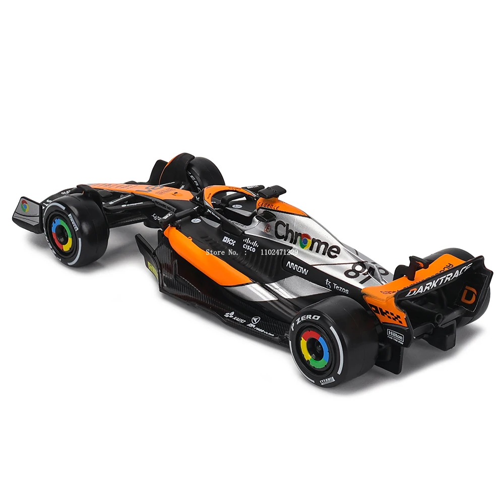 Bburago-ダイキャストカーモデル,1:43,mclaren,f1チーム,mcl60,Reine