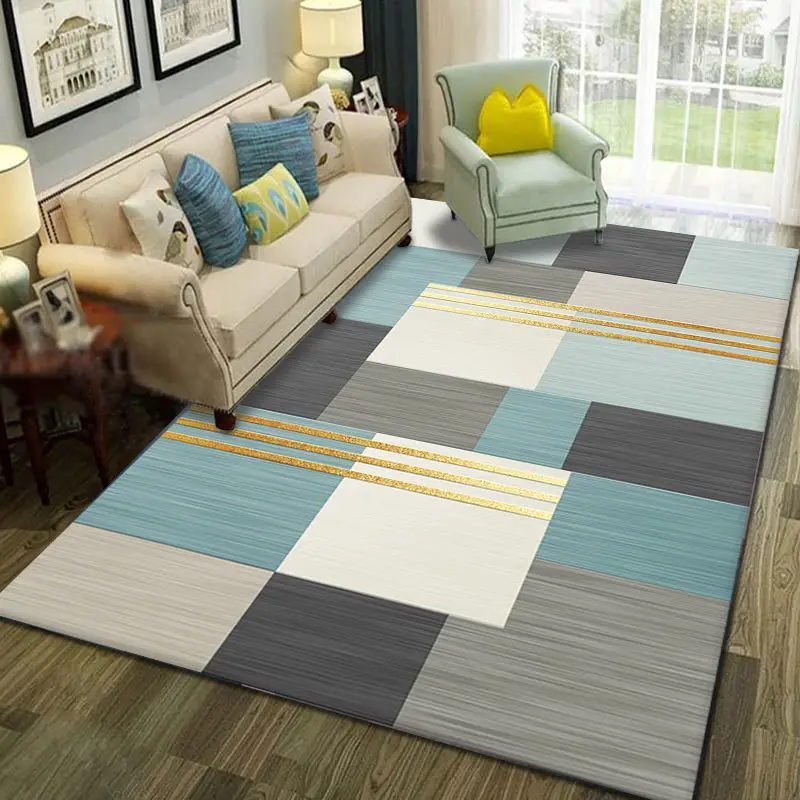 

Modern Geometric Living Room Decoration Carpet High Quality Rugs for Bedroom Home Floor Mat Hotel Large Area Carpets Lounge Rug