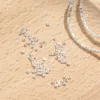 1g(about 58pcs)/Lot 925 Sterling Silver Square Geometric Loose Beads 1.8mm Small Beading Necklace Bracelets Spacers DIY Jewelrys 1