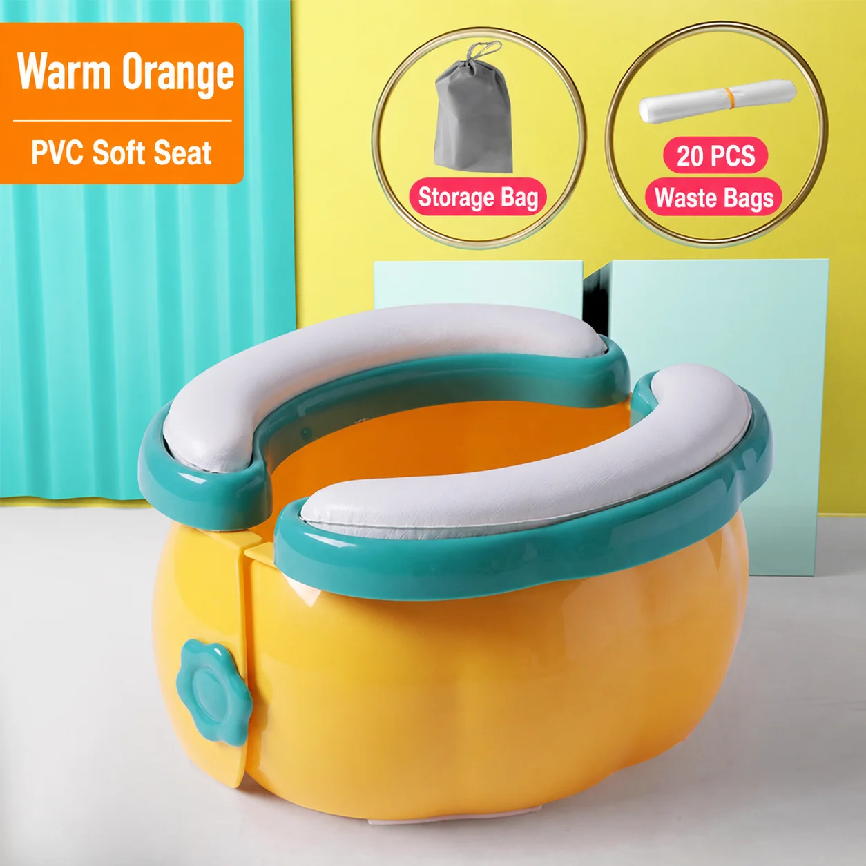 Yellow PVC Seat