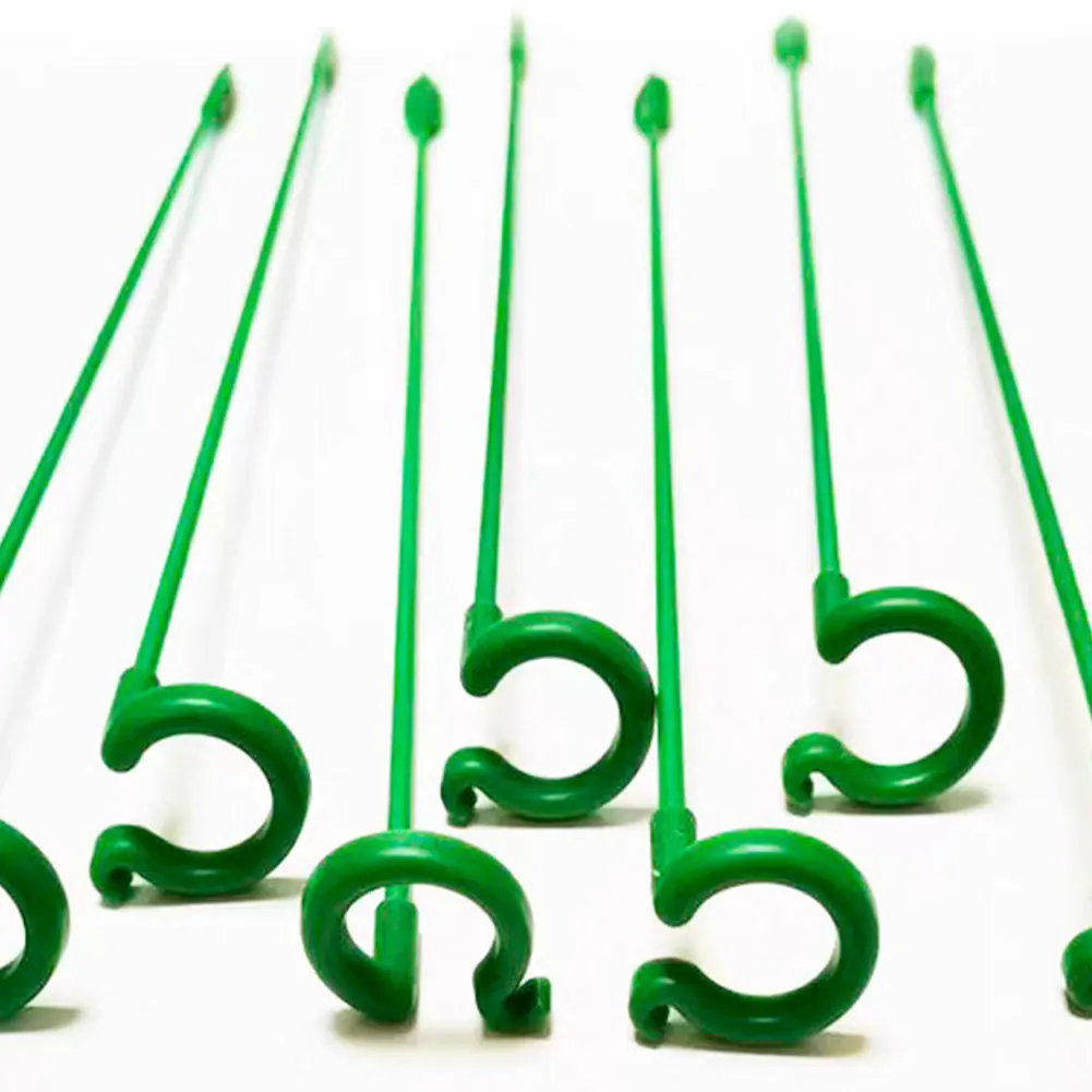 10/30 Pack 17/27/37/48cm Plant Support Stakes Reusable Plant Stakes Flower Stakes for Indoor and Outdoor Plants Flowers Tomatoes