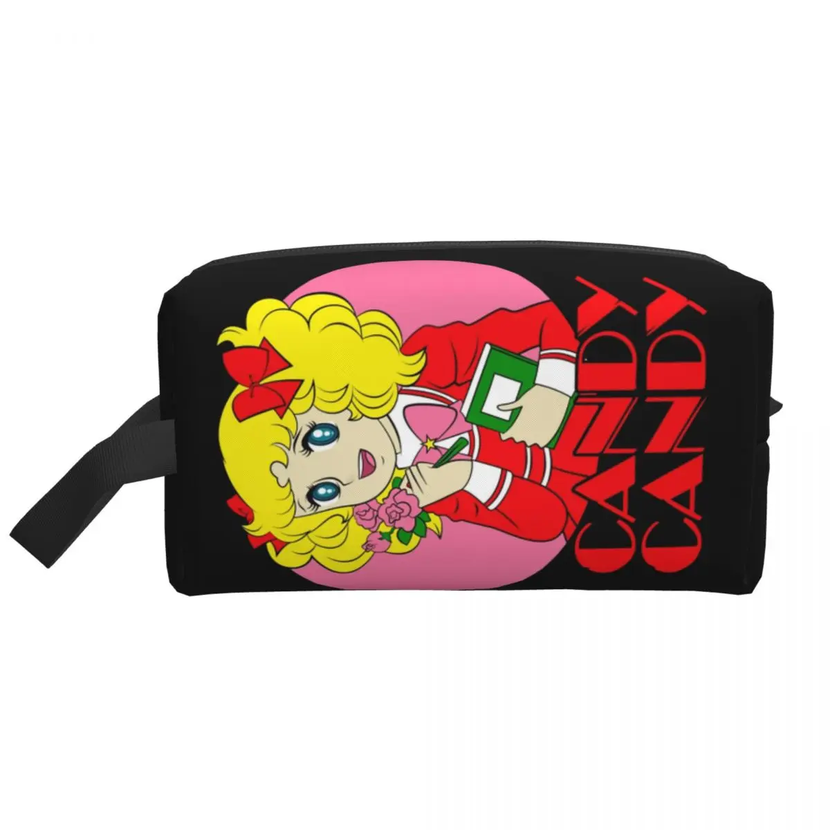 

Candy Candy Cosmetic Bag Women Fashion Large Capacity Anime Japan Makeup Case Beauty Storage Toiletry Bags