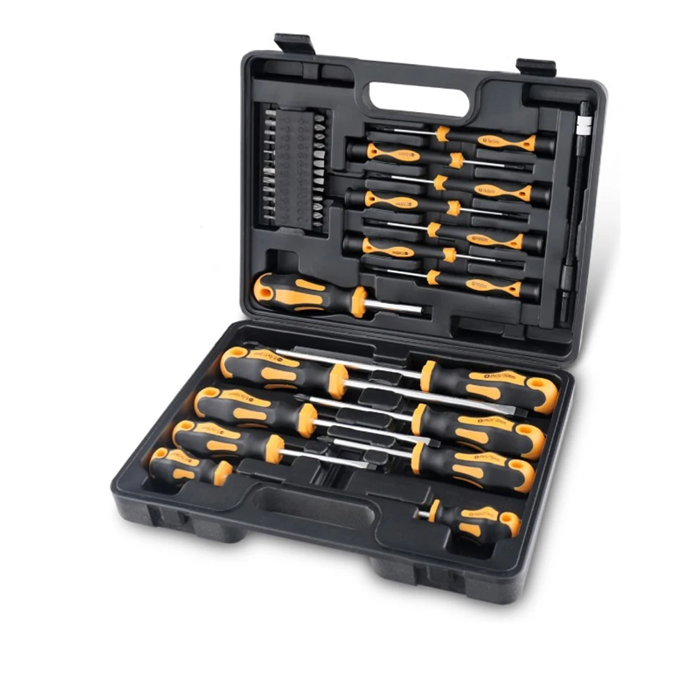 

Heavy Duty Torx Hex Screwdrivers Set 42PCS Magnetic Spanner Head Anti Slip Grip Suitable for All Your Repair Needs