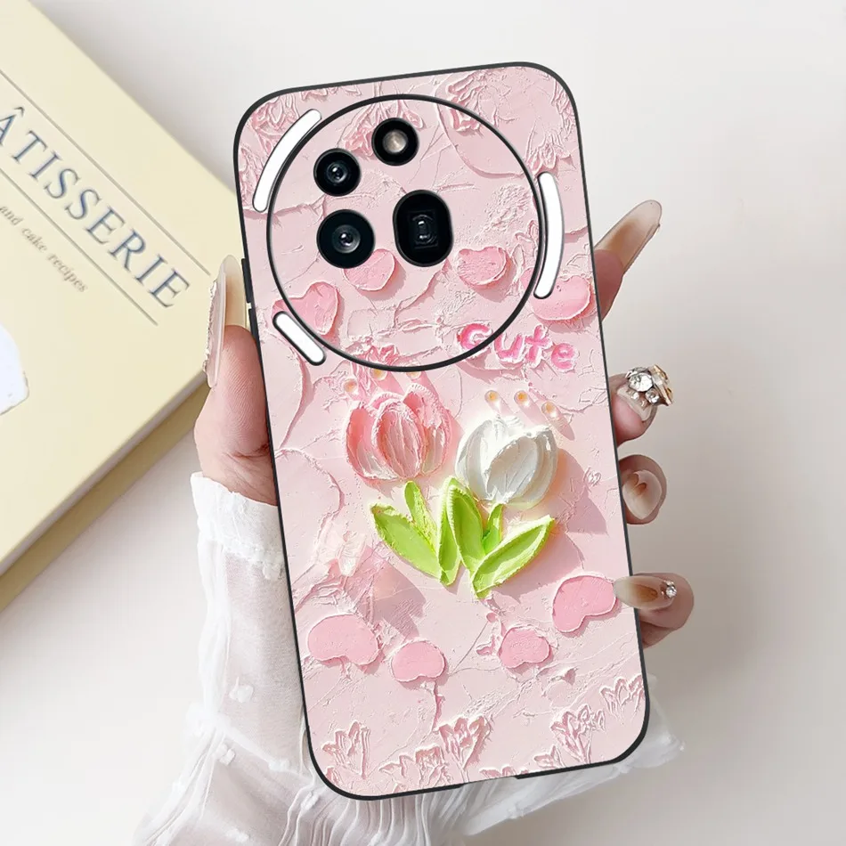 Cute Cartoon Black Silicone Soft Phone Case Bumper