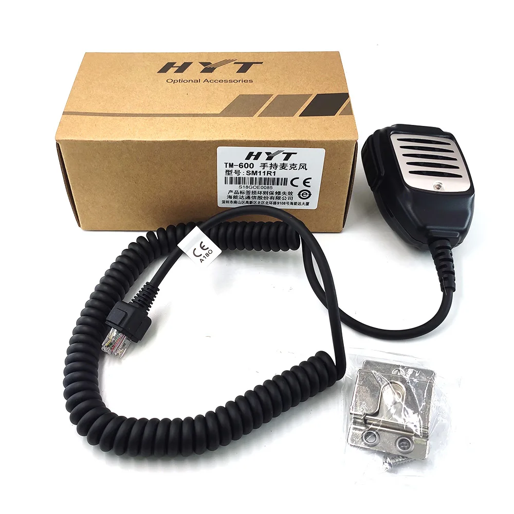 Original HYT Portable Microphone SM11R1 Speaker for Hytera Transceiver