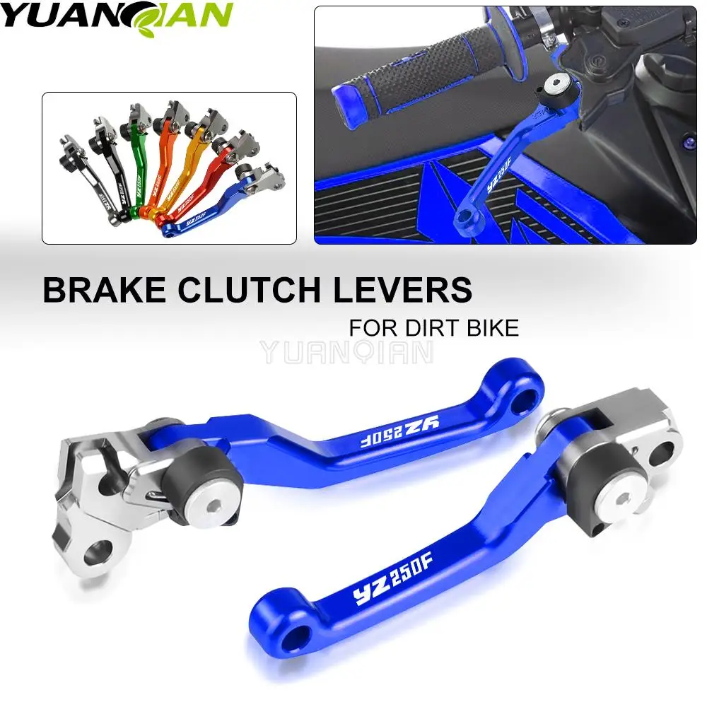 

Motorcycle Accessories CNC Dirt Bike Motocross Pivot Brake Clutch Levers For Yamaha YZ250F YZ 250F 2001 2002 2003 2004 2005 2006