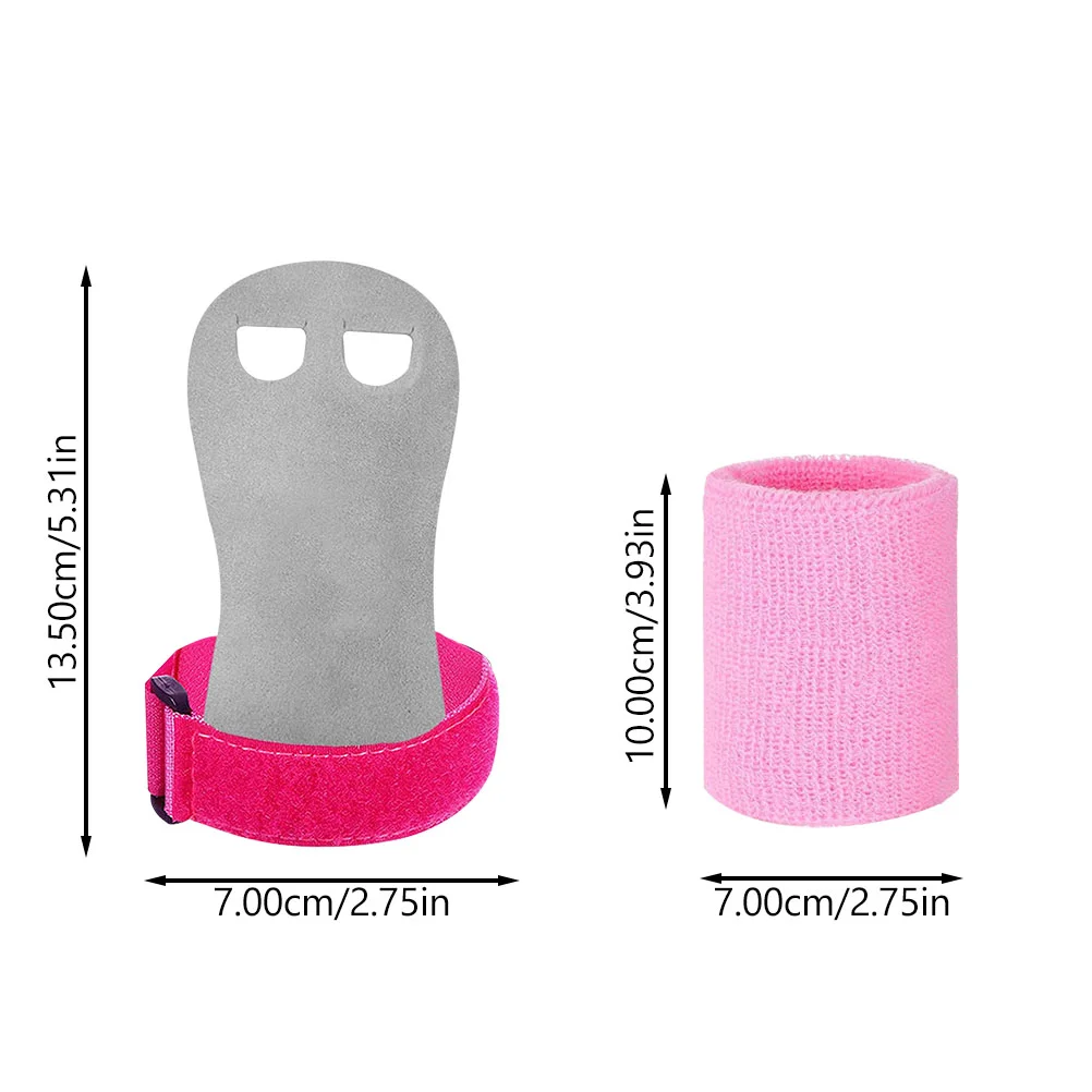 

1 Set of Fitness Gymnastics Grips Wear Resistant Wristbands Sports Grips Palm Protector