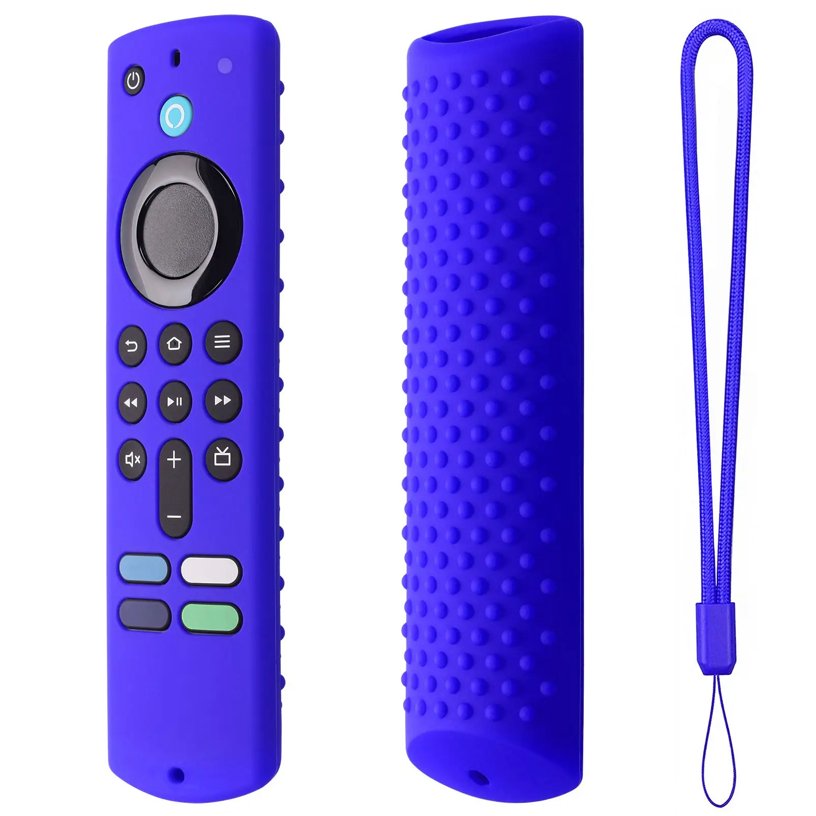 Custodia protettiva in silicone morbida antiscivolo antiurto per telecomando con cordino per Fire TV Stick Lite (nero) | Leroy Merlin