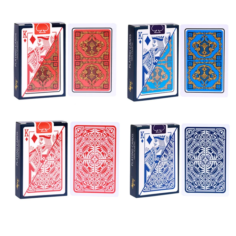 Playing Cards PVC Waterproof Playing Cards Plastic Crystal Game Ware Durable Supplies Creative Gift Practical Joke Party Gift playing cards,plastic playing cards