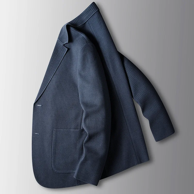 

6499-R-летний мужской деловой костюм с двумя кнопками, индивидуальный облегающий профессиональный костюм