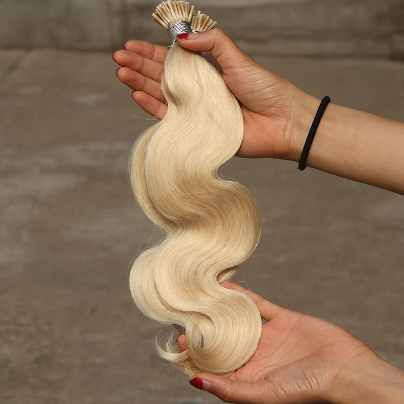 Remy Hair I Tip Human Hair Extension Body Wave Pre Bonded Keratin Fusion Human Extensions 1g/s 14-26 inch hair extensions