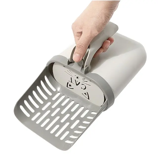 Cat Litter Scoop Cat Litter Box Tool Cat Litter Scoop With Integrated Trash Bag Dispenser Deep Cleaning Cat Litter Box Tool Cat Litter Scoop Cat Litter Box Tool Cat Litter Scoop With Integrated Trash Bag Dispenser Deep Cleaning Cat Litter Box Tool